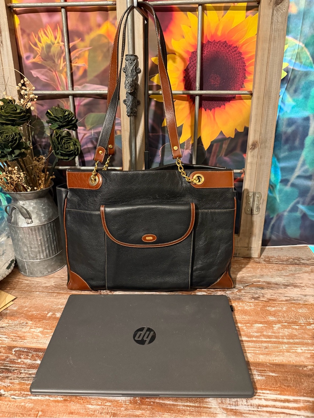 Bally Vintage Large Shoulder Bag
